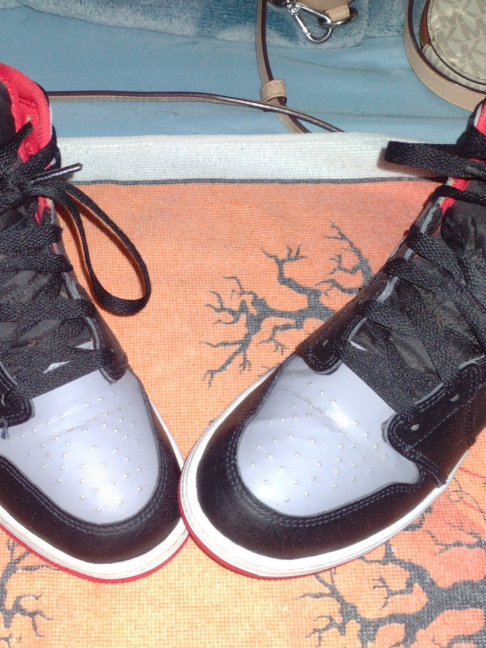 Men's Black and Gray High-Top Sneakers - Nike/Flights